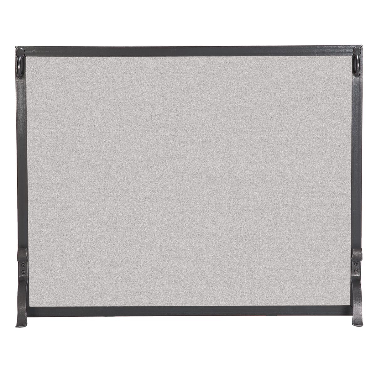Forged Iron Single Panel Fireplace Screen 44″W x 33″H U884