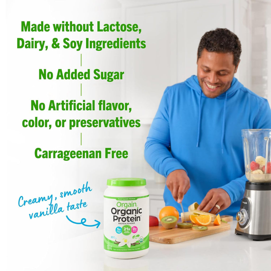 Organic Vegan Protein + Superfoods Powders Vanilla Bean T65024