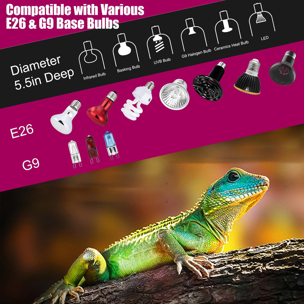 Ceramic Socket Reptile Heat Lamp Kit D36214
