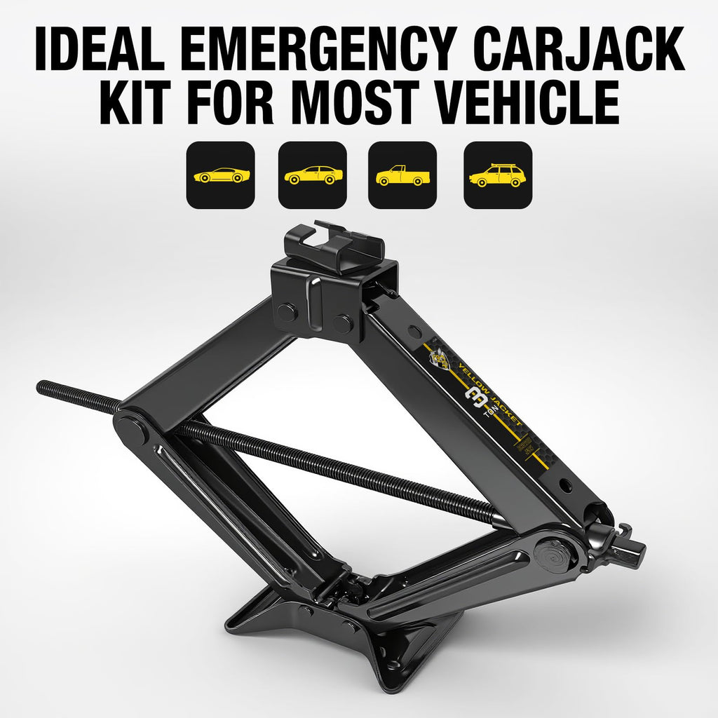 3 Ton Scissor Car Jack with Lug Wrench Z145404