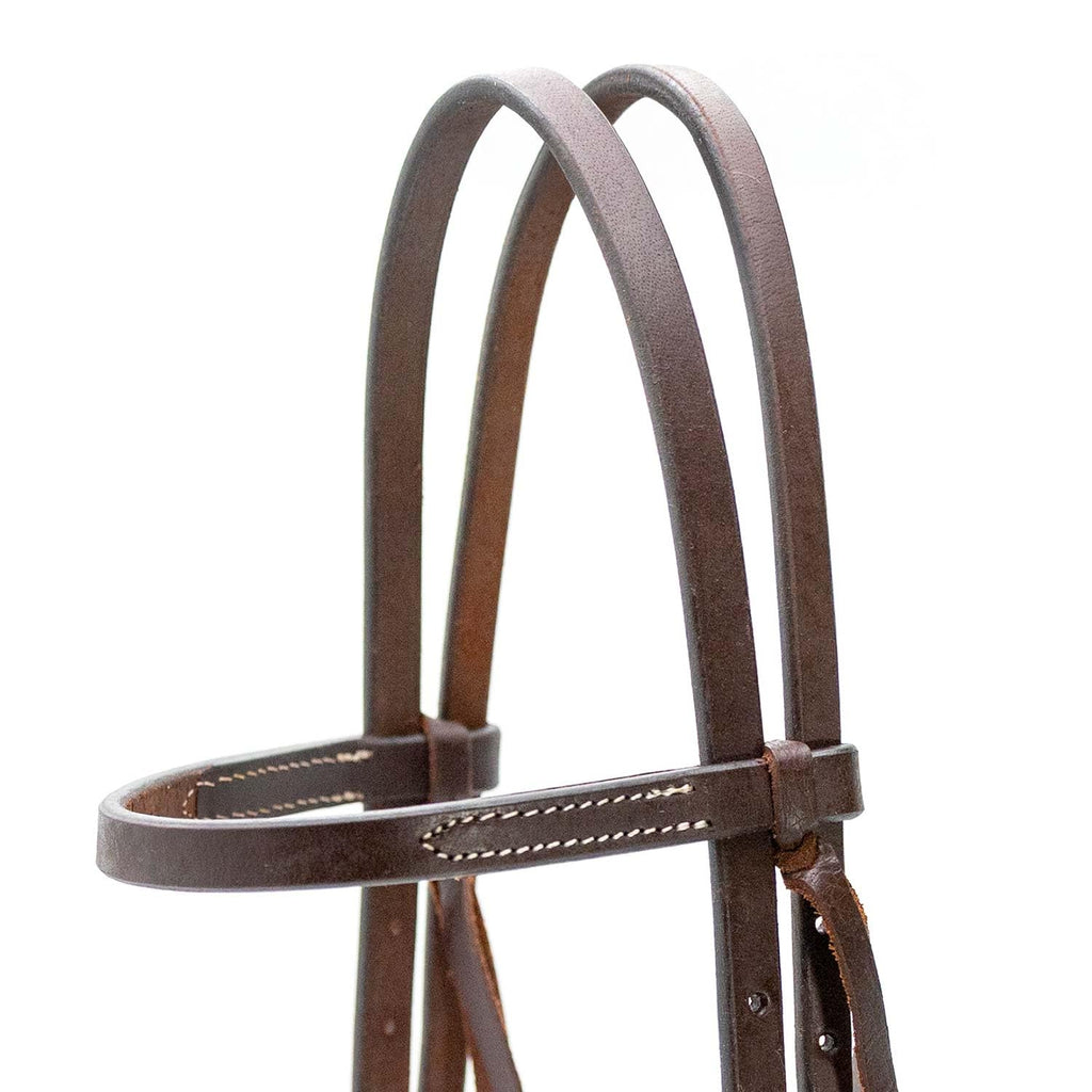 Adjustable Leather Horse Headstall Bridle S676283