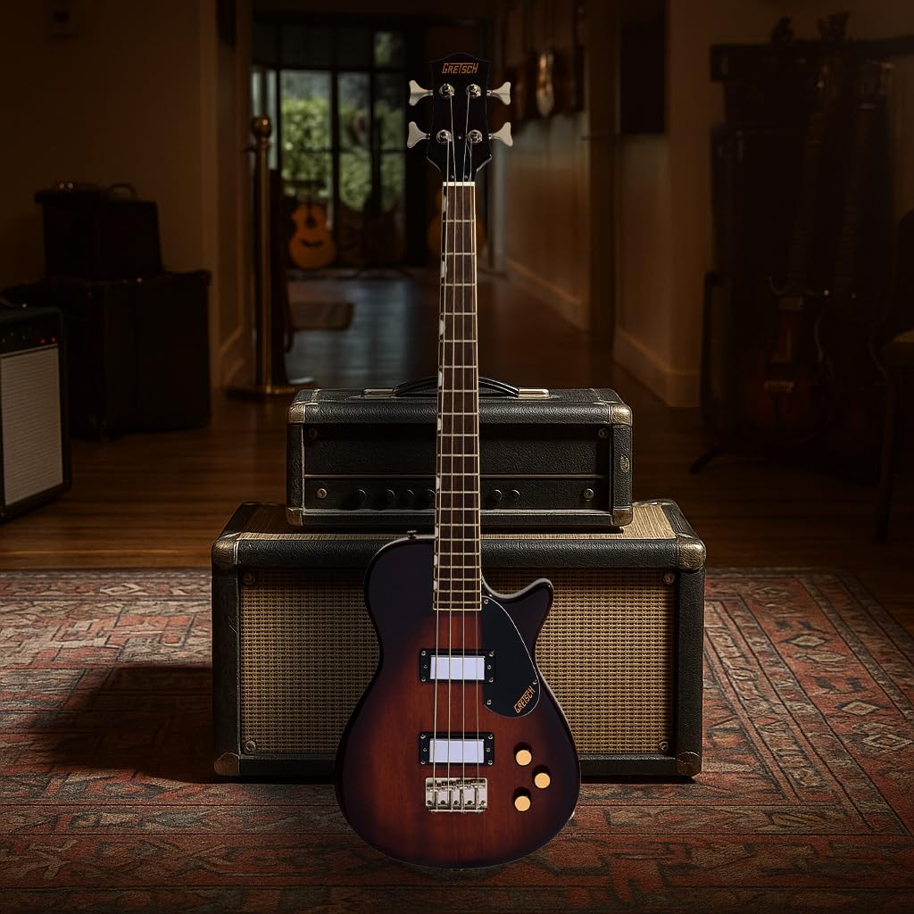 Havana Burst Short-Scale Electric Bass Guitar R25387