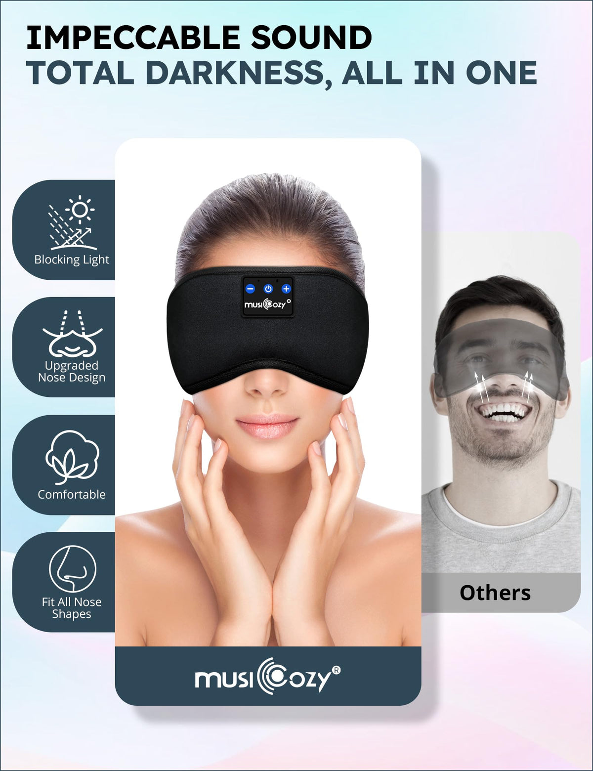 3D Bluetooth Sleep Headphones Headband G898090