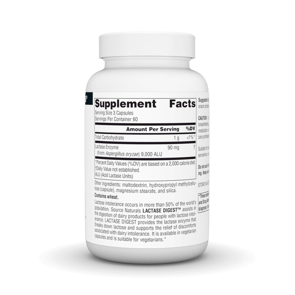 Lactase Digest 180 Vegetarian Capsules G154