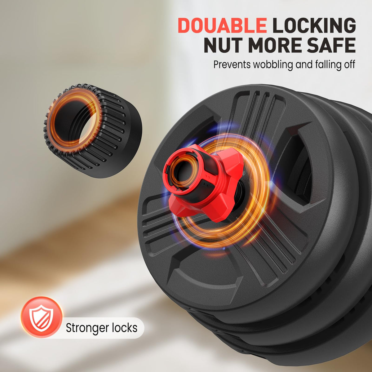 Adjustable Dumbbell Set 20/30/40/60/80 lb Free Weight Set P771069