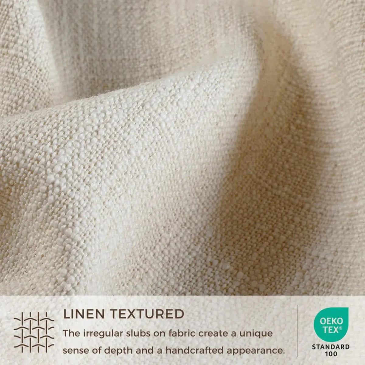 Linen Pinch Pleated Blackout Curtain 1 Panel H896