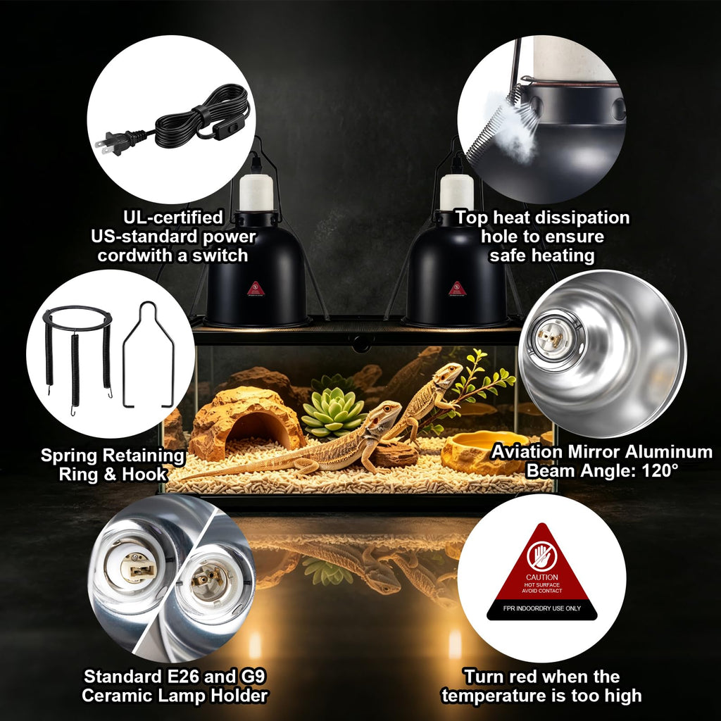 Ceramic Socket Reptile Heat Lamp Kit D36214