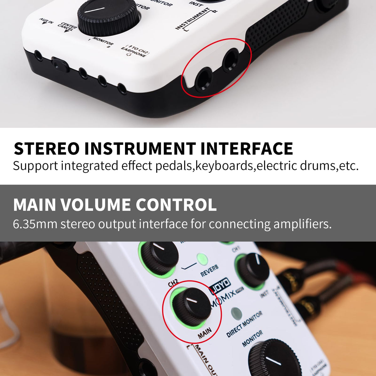 Portable Rechargeable USB Audio Interface with 48V Phantom Power Z201955
