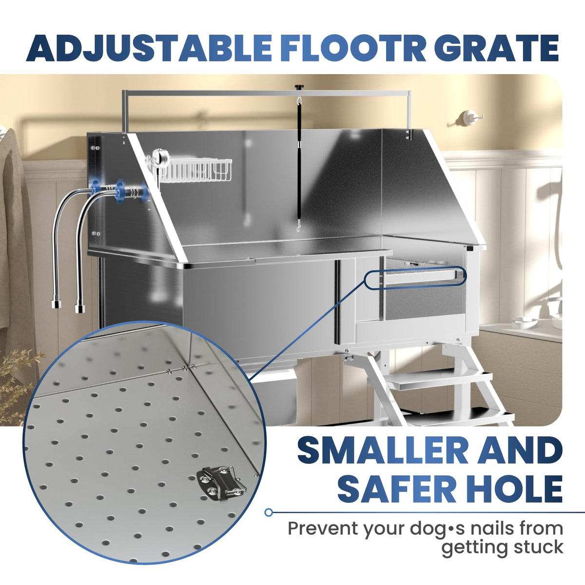 46" Stainless Steel Dog Wash Station S584162
