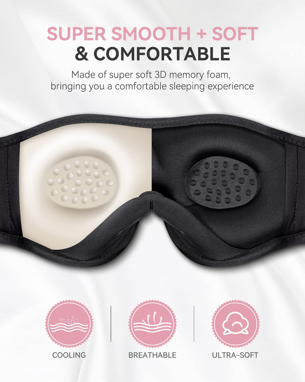 3D Bluetooth Sleep Headphones Headband G898090