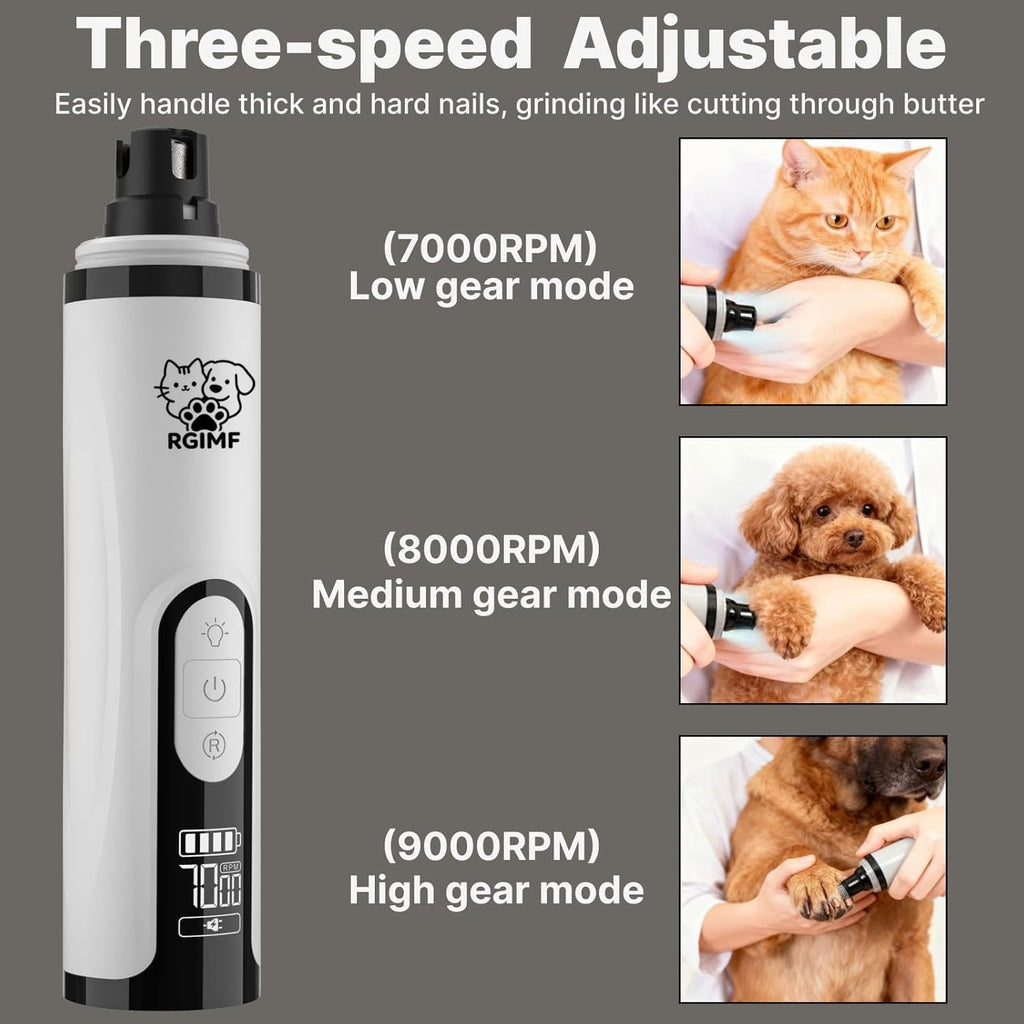 Dog Nail Scratch Board with Hand Strap + Dog Nail Grinder F31890