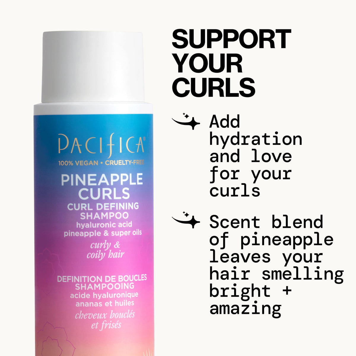 Curly Hair Shampoo & Conditioner Set, Sulfate Free F856094
