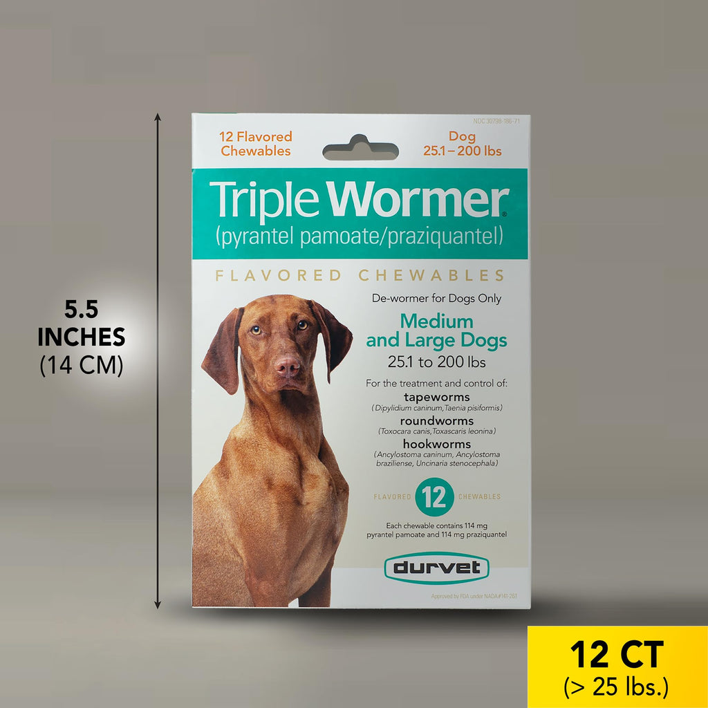Triple Wormer for Medium and Large Dogs X6684