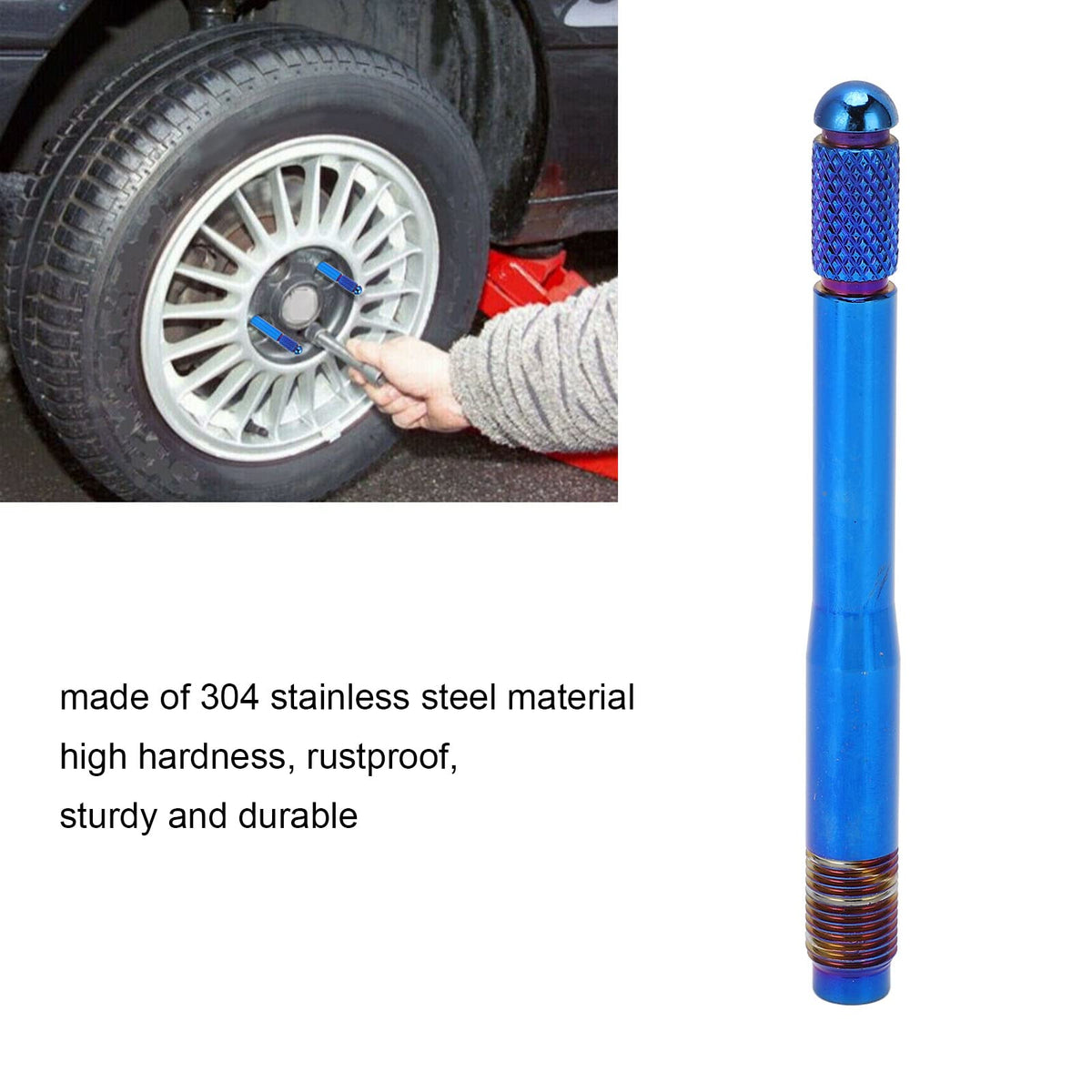 Stainless Steel Wheel Alignment Pin M12*1.25 L1120