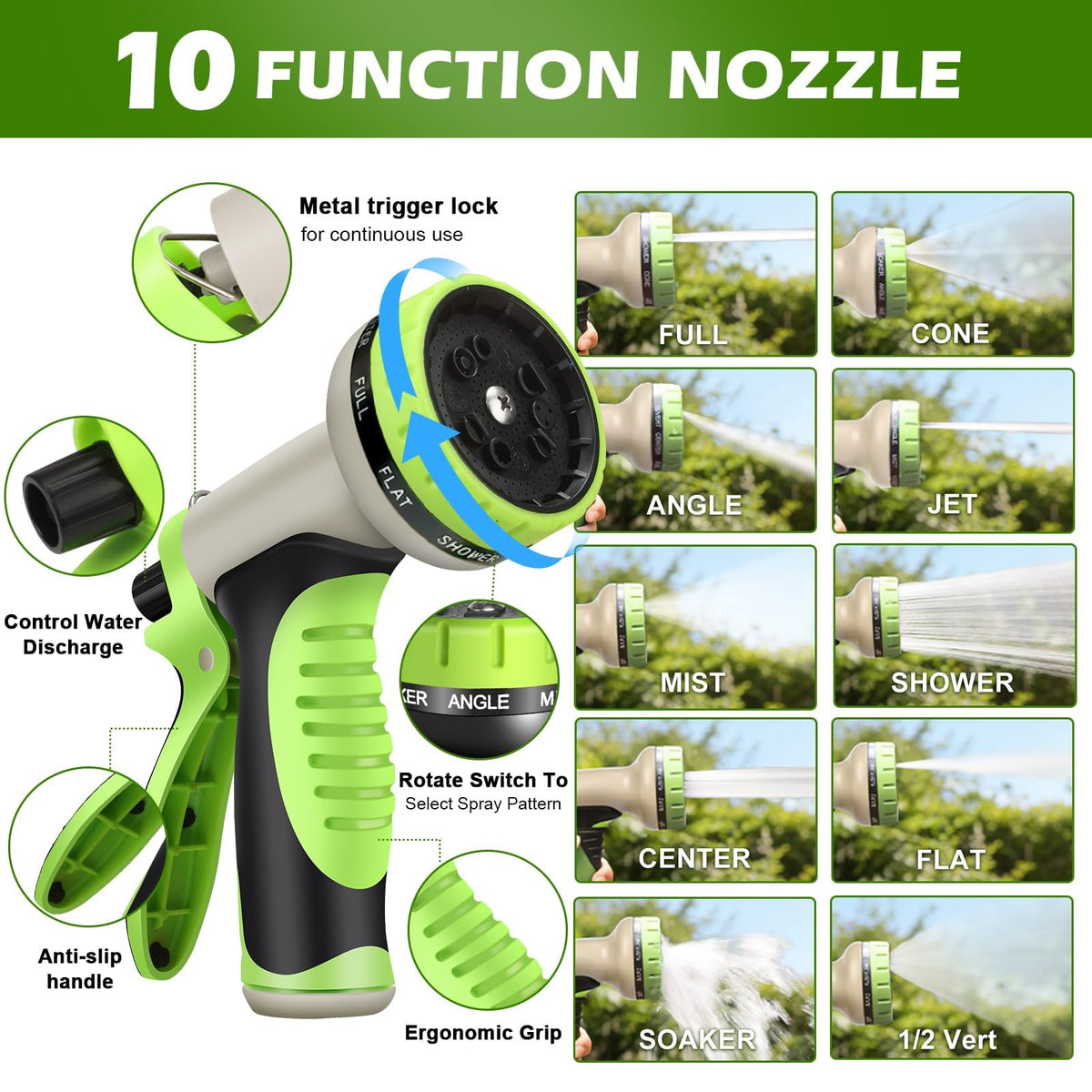 100 ft Stainless Steel Heavy Duty Garden Hose V9901