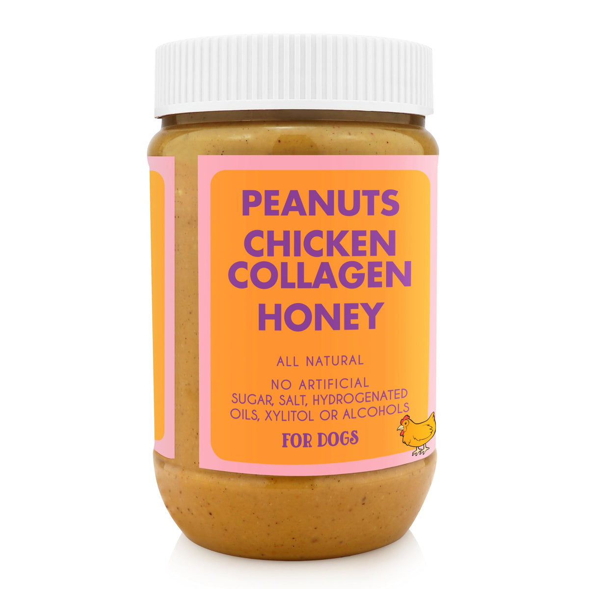 Chicken Collagen Peanut Butter Dog Treats 17oz P99449