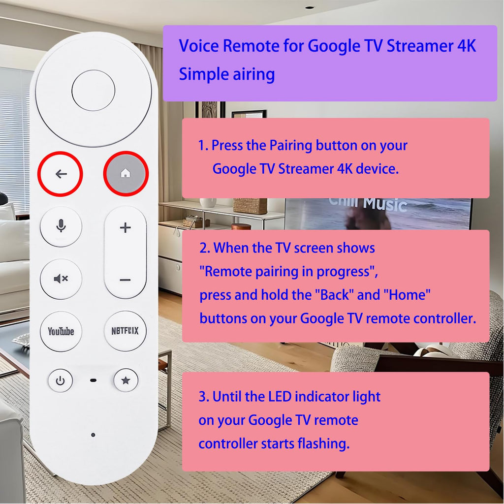 2 Pack Voice Search Remote Control I18601