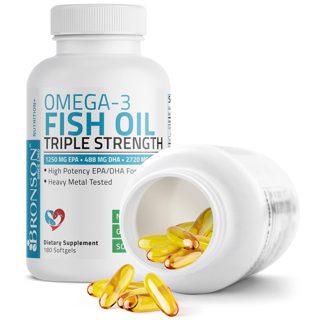 Omega-3 Fish Oil 2720 mg 180 Softgels D671