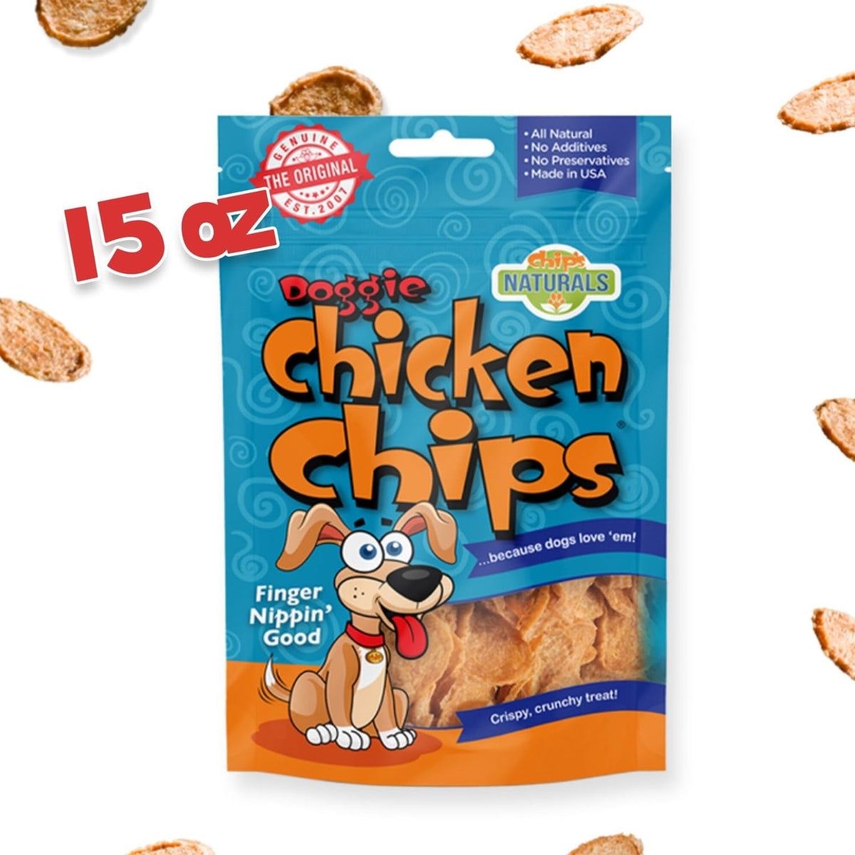 All Natural Chicken Chips 15 oz P678