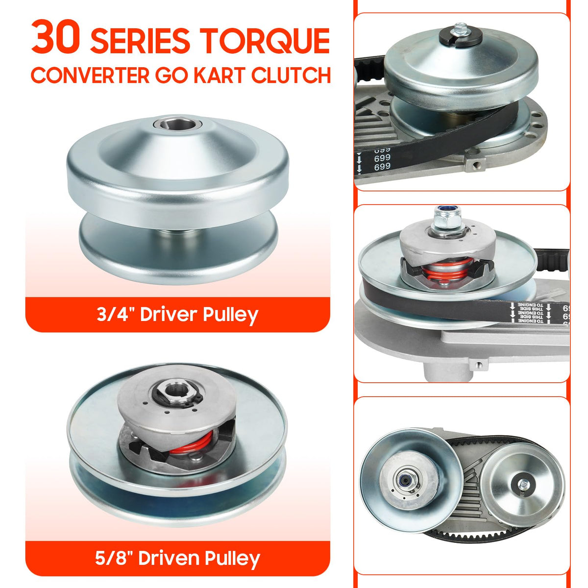 212CC Torque Converter 30 Series 3/4" G5699