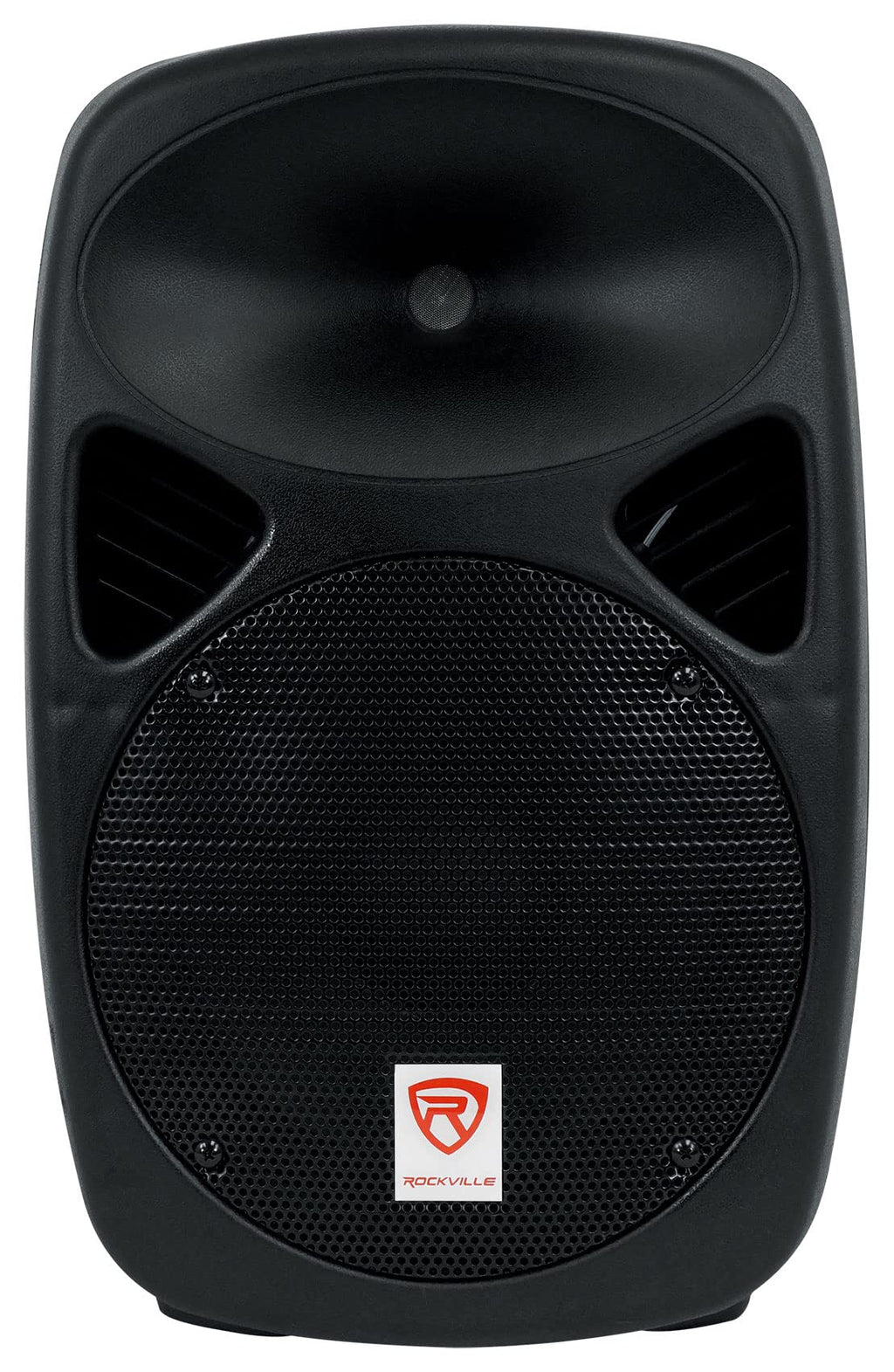 Powered PA Speaker Package with Mic Stands Cables Z136395