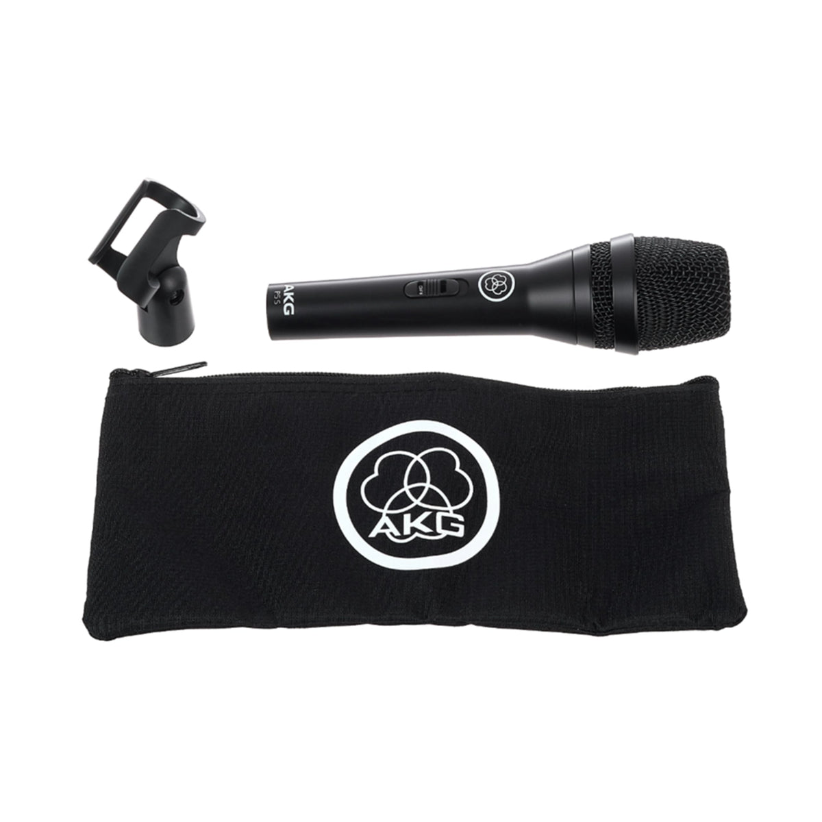 Black Supercardioid Dynamic Vocal Microphone with On/Off Switch A806