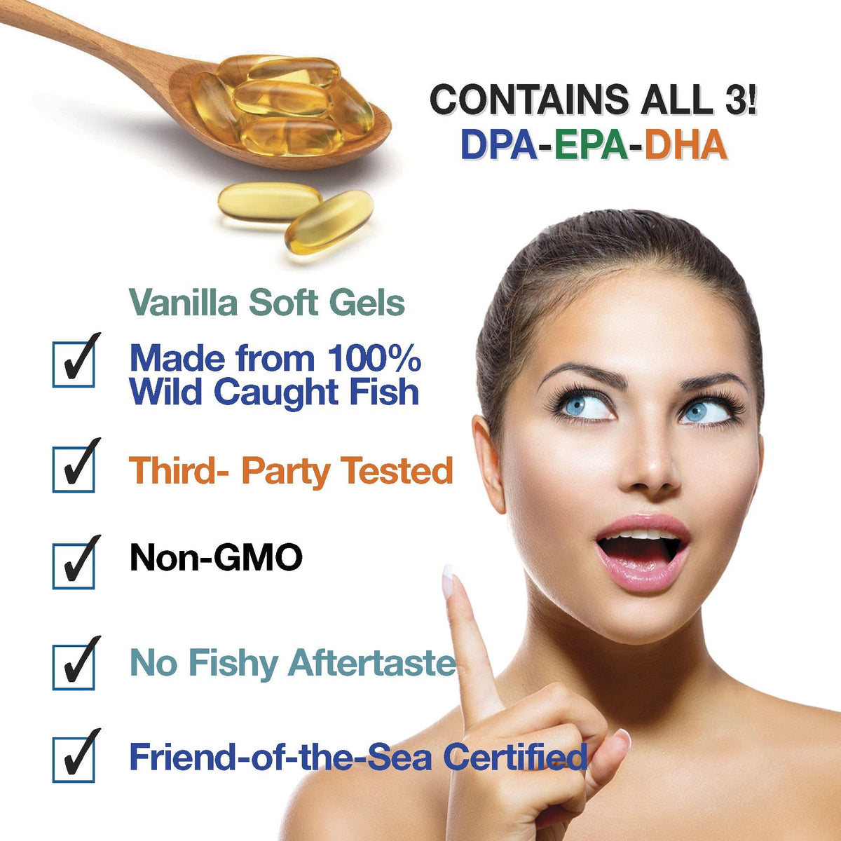 Wild Caught Omega 3 Fish Oil 2,900 MG P88691
