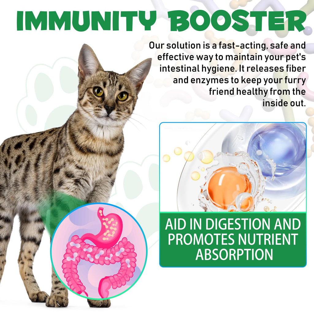 Natural Probiotic Digestive Support Supplement Drops for Cats O97169