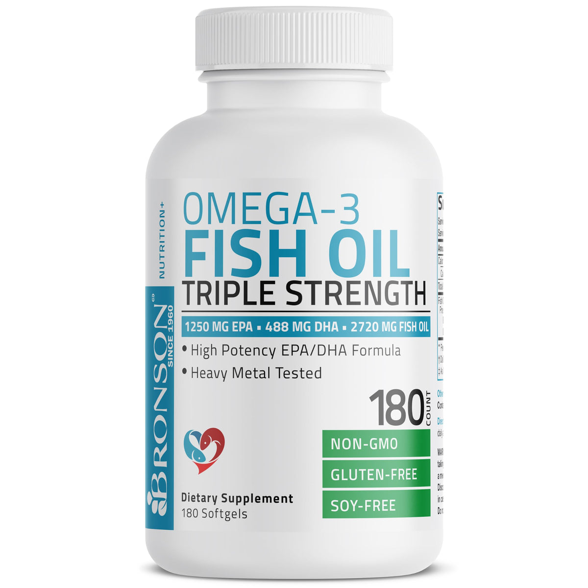 Omega-3 Fish Oil 2720 mg 180 Softgels D671