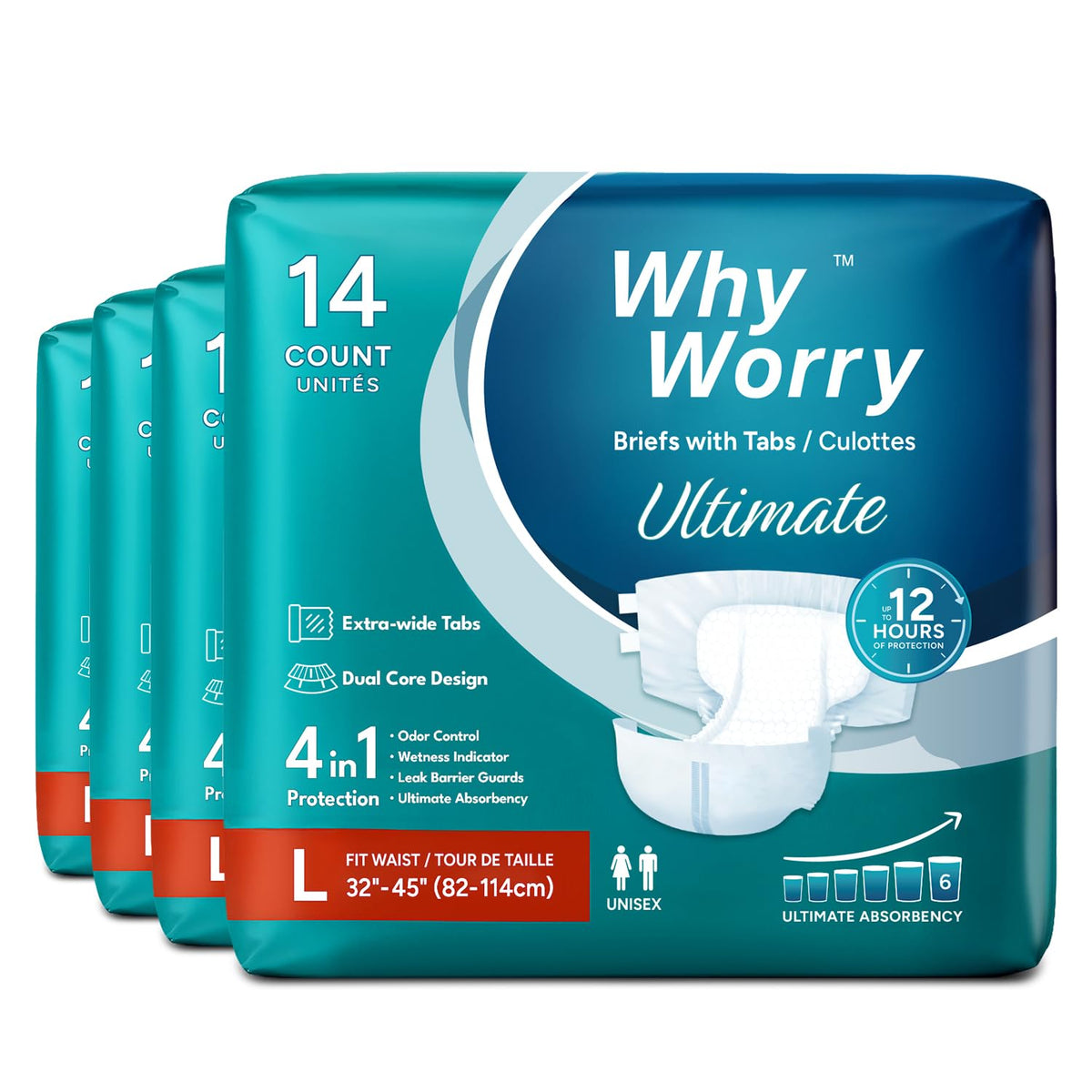 Adult Diapers Large 56 Count Z600