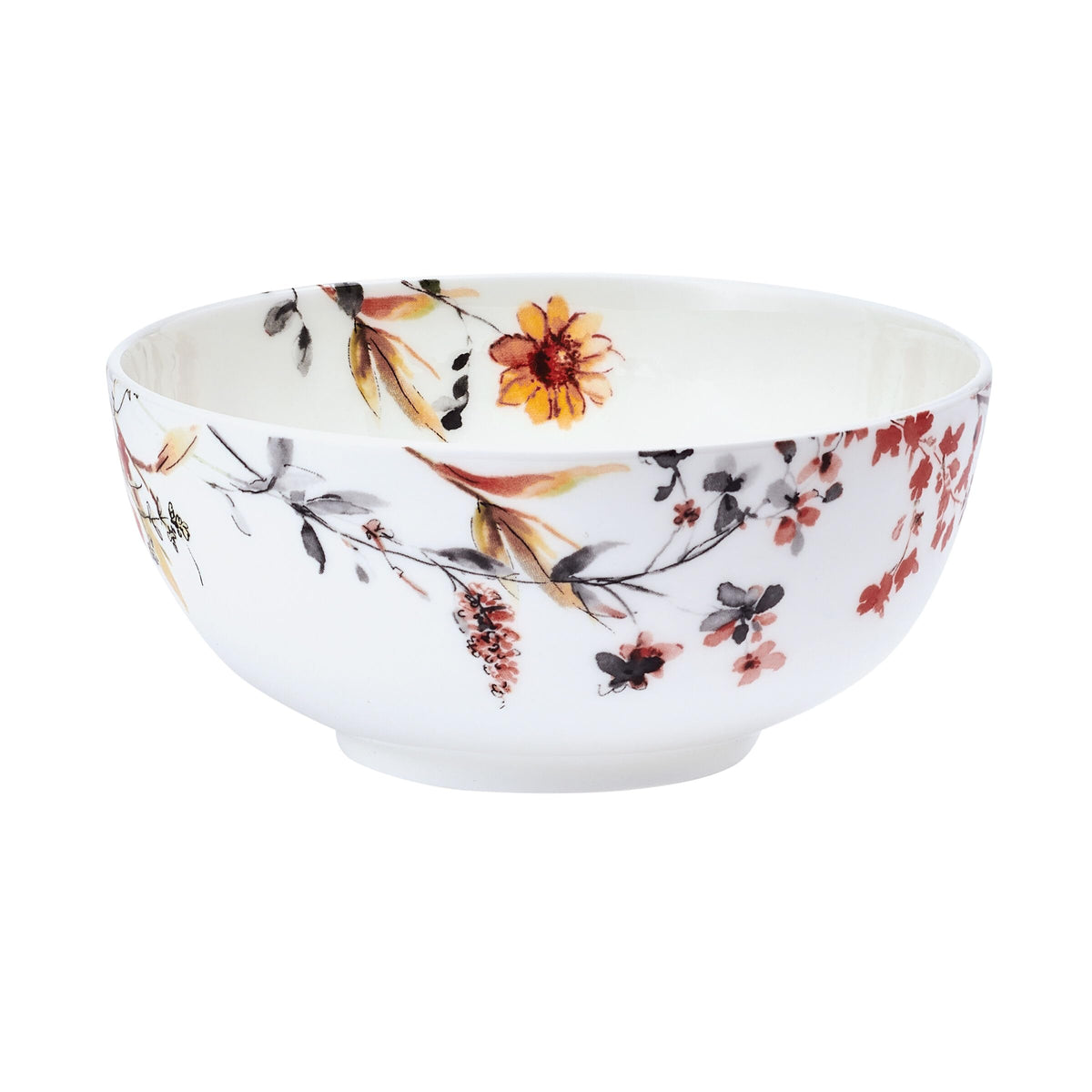12 Piece Floral Bone China Dinnerware Set G9642