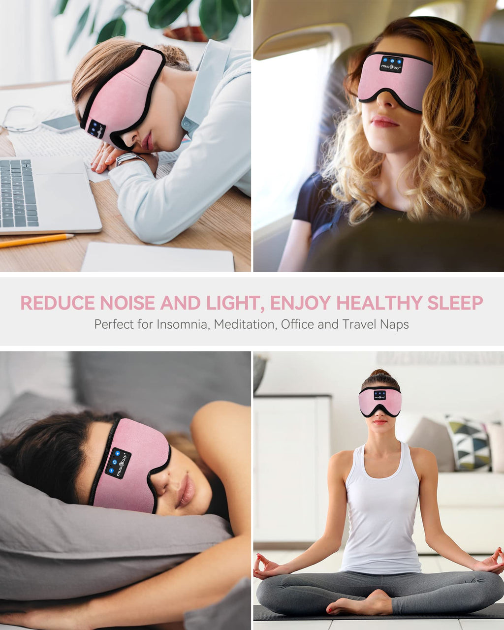 3D Bluetooth Sleep Headphones Headband G898090