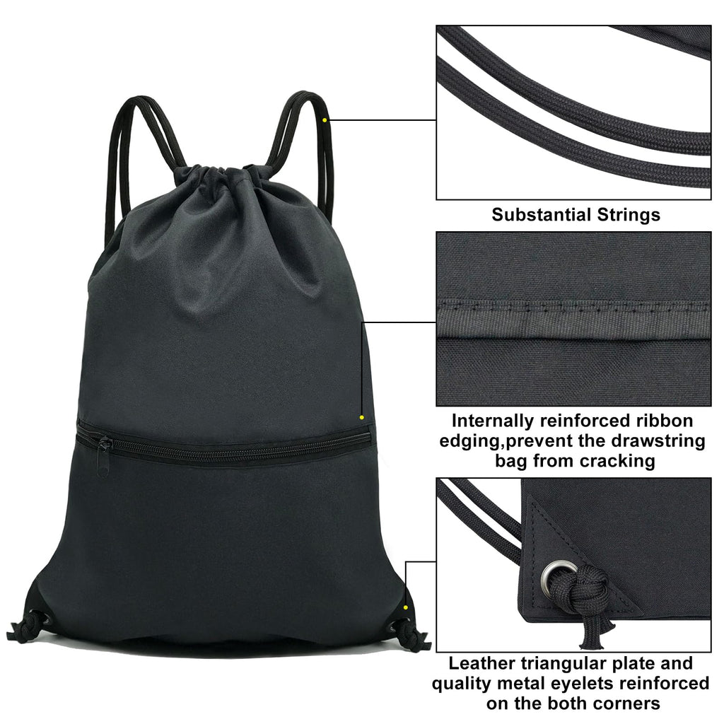 Drawstring Backpack Bag Sport Gym Sackpack S7683