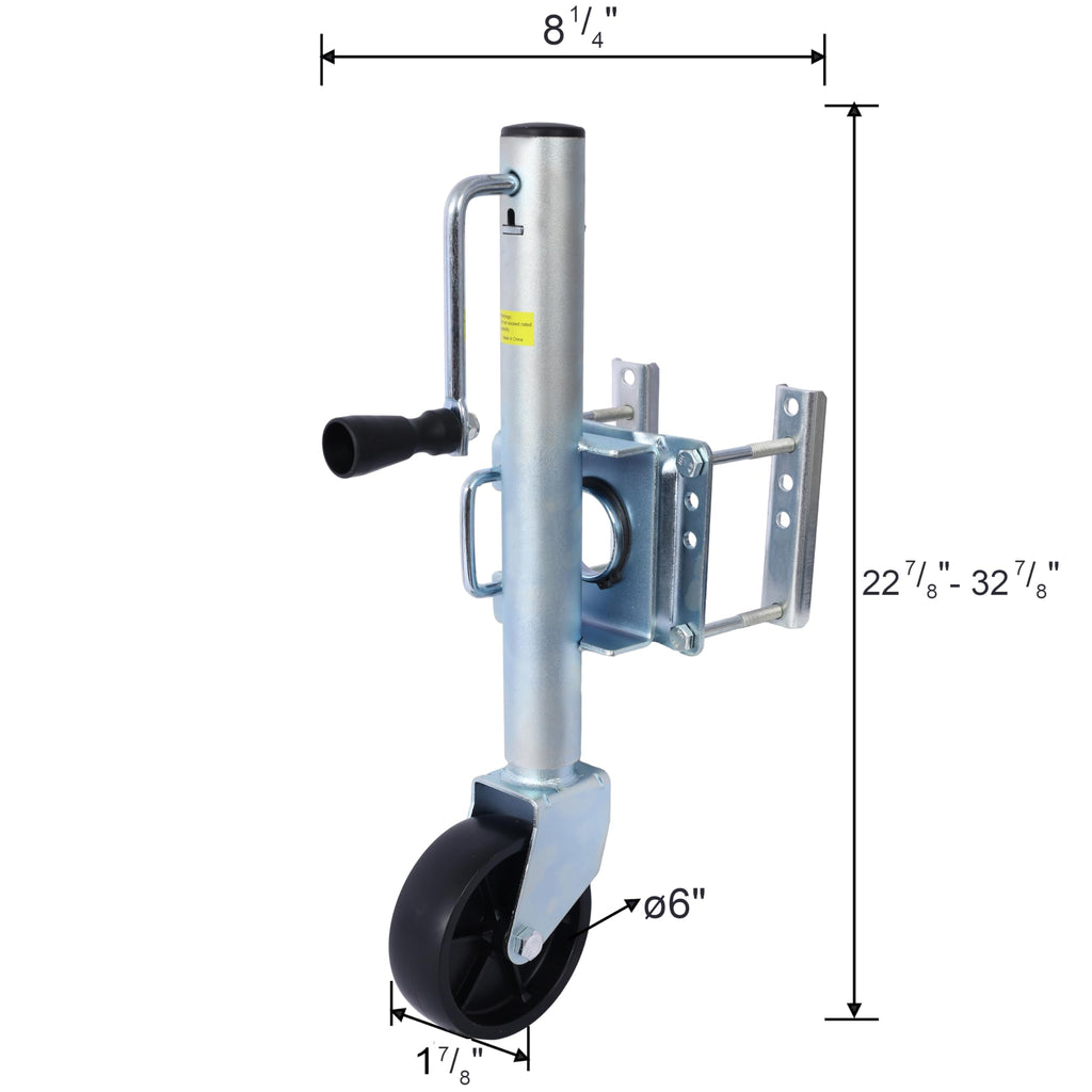 1000 Lbs Boat Trailer Jack with Wheel F7998
