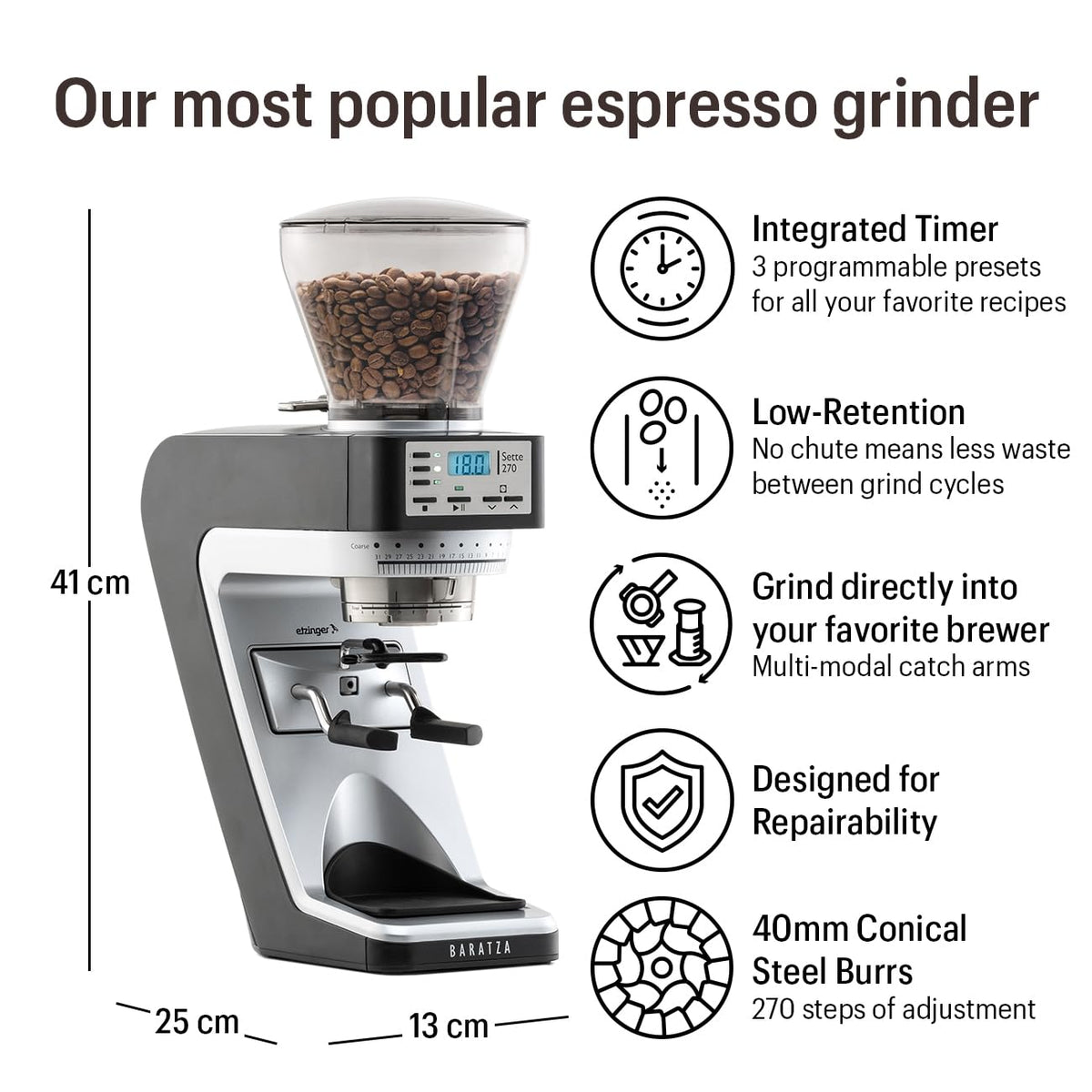 Conical Burr Coffee Grinder L85208