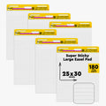 White Lined Easel Pad, 25 x 30 in, 6 Pads V322285
