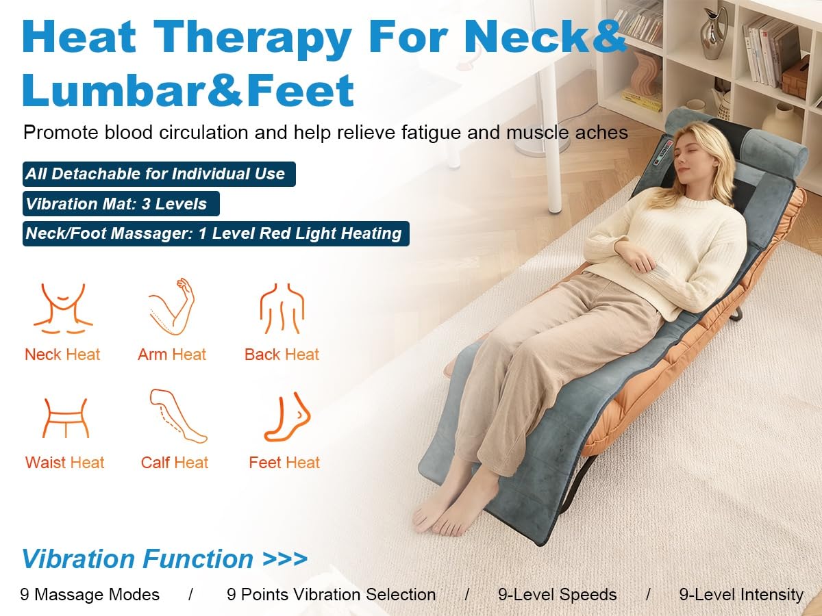 Full Body Massage Mat with Heat M73358