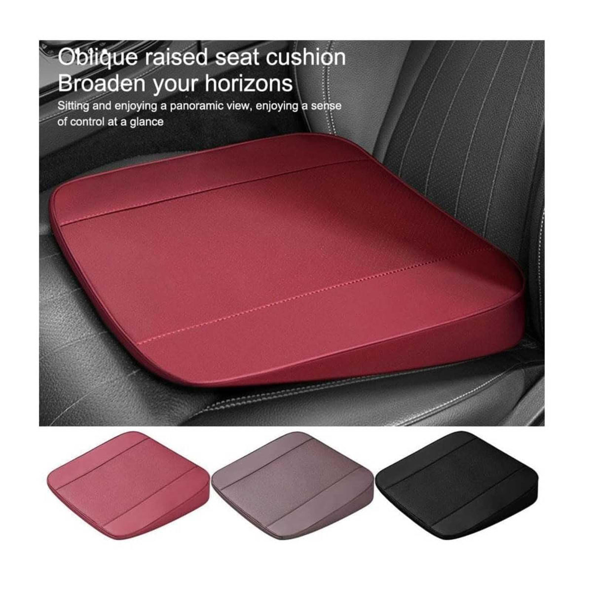 Wedge Shaped Memory Foam Car Seat Cushion T185