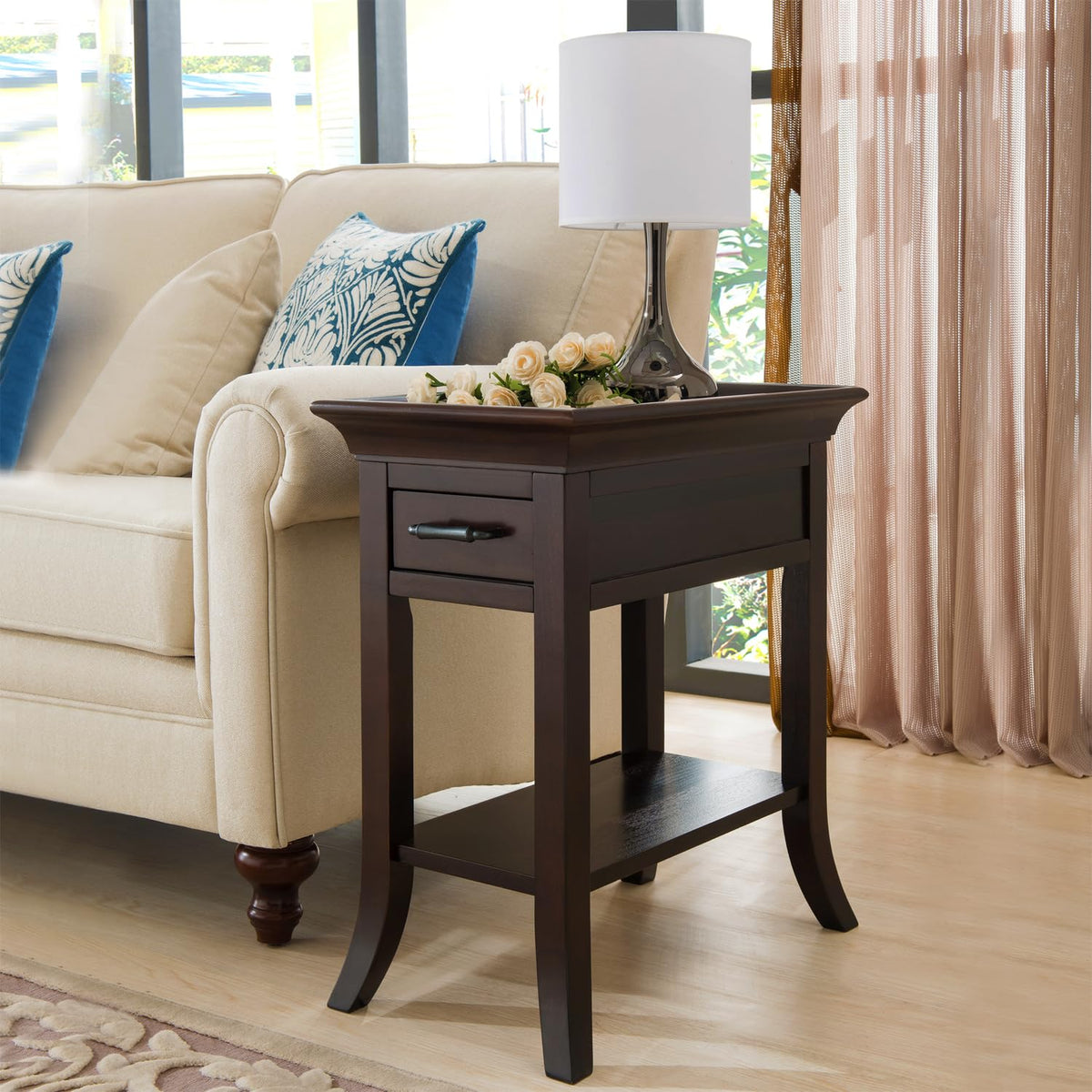 Chocolate Cherry End Table M401105