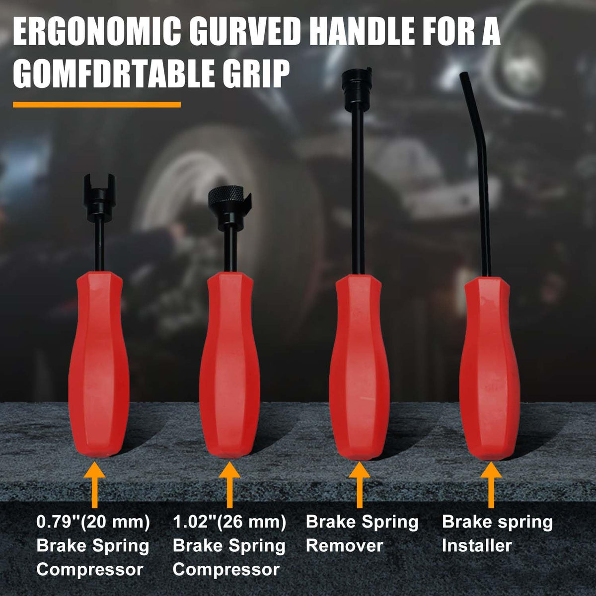16 Pc Drum Brake Tool Kit W197