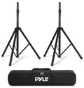 Black Dual Speaker Stand Kit with Storage Bag D867
