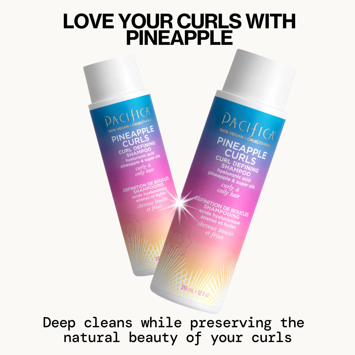 Curly Hair Shampoo & Conditioner Set, Sulfate Free F856094