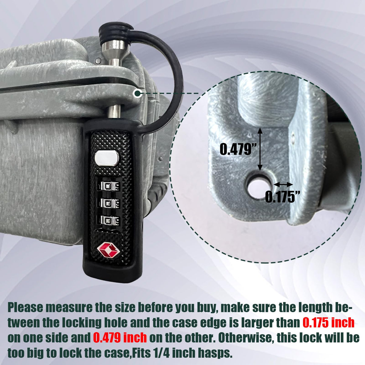 3-Dial Combo Padlock R810