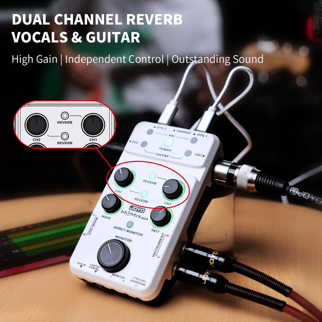 Portable Rechargeable USB Audio Interface with 48V Phantom Power Z201955
