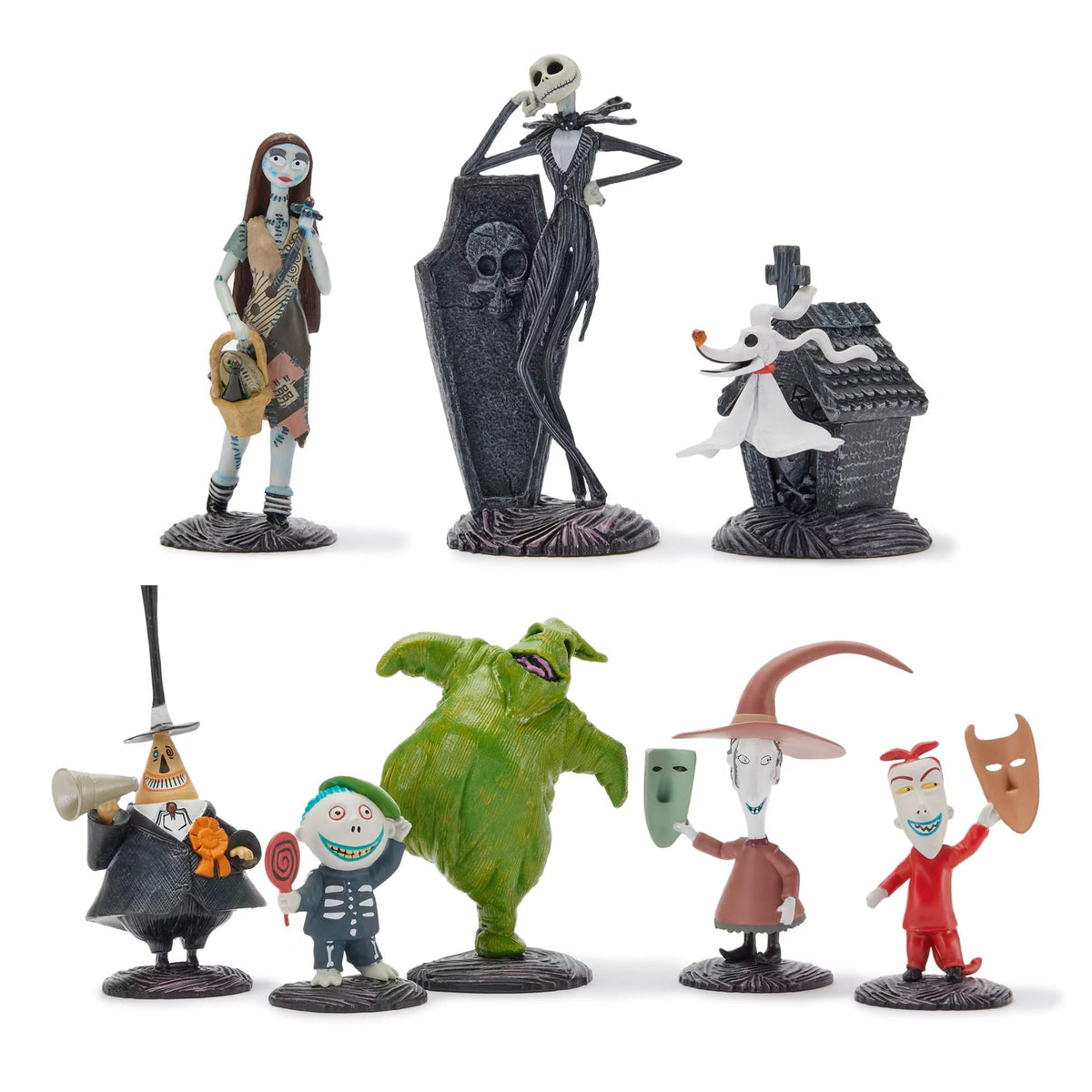 8 Fully Sculpted Figures in Double-Tiered Box with Scenic Backgrounds W510