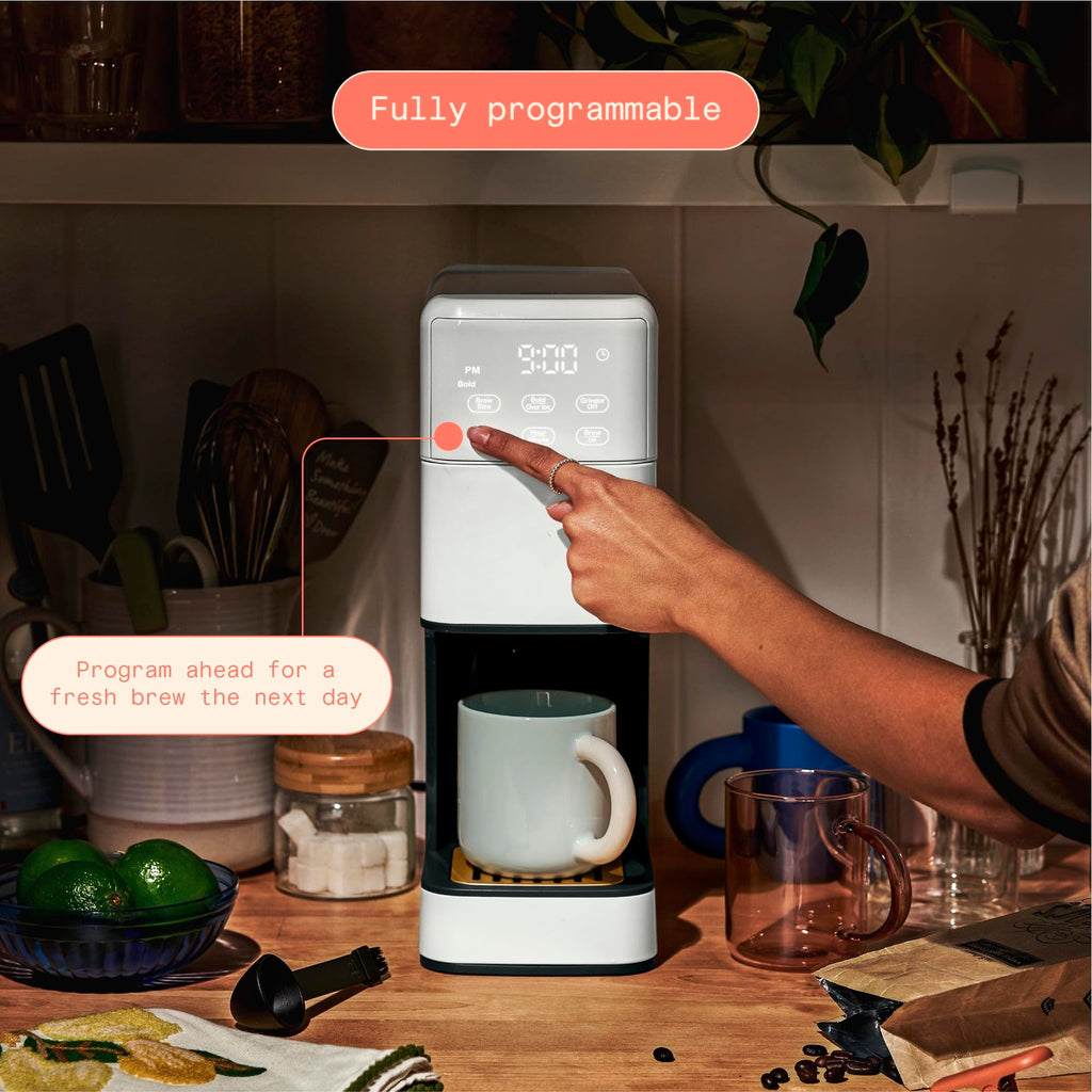Single Serve Coffee Maker with Burr Grinder T2187
