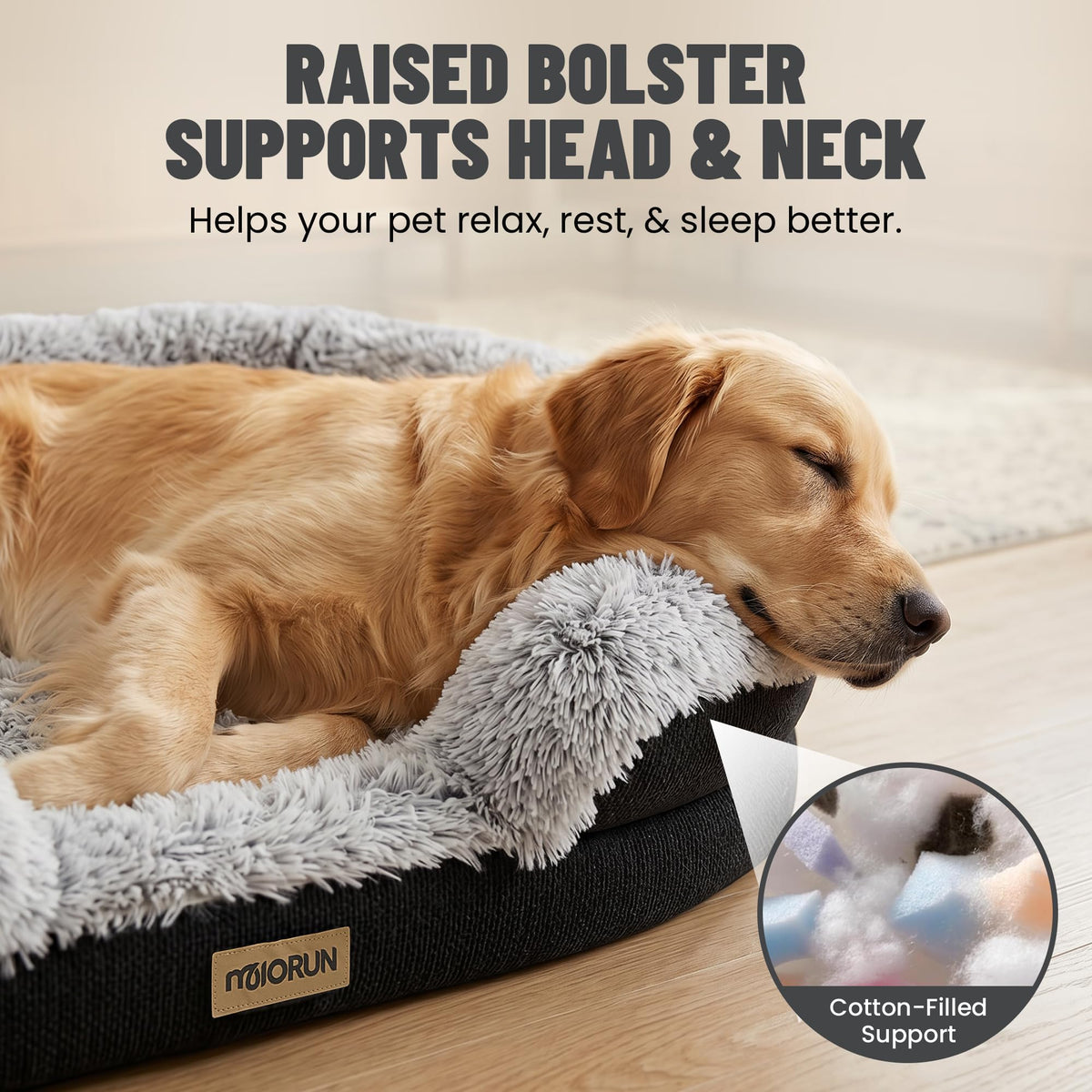 Fluffy Orthopedic Dog Bed M393323