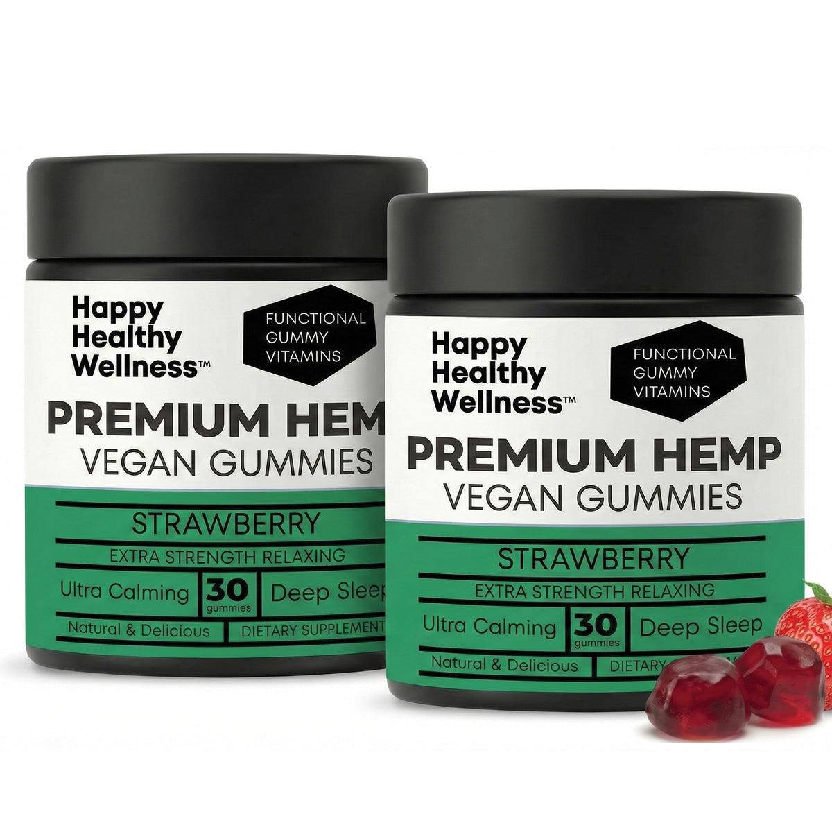 Strawberry Hemp Gummies 60 Count E83675