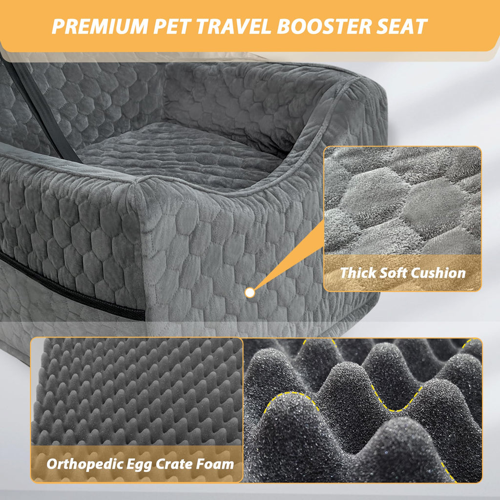 Memory Foam Dog Booster Seat with Washable Removable Cover K65151