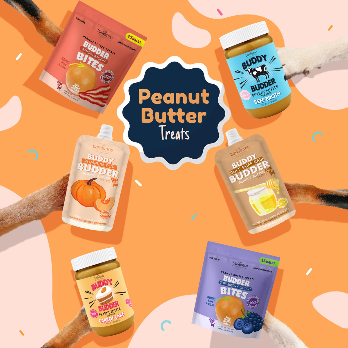 Chicken Collagen Peanut Butter Dog Treats 17oz P99449